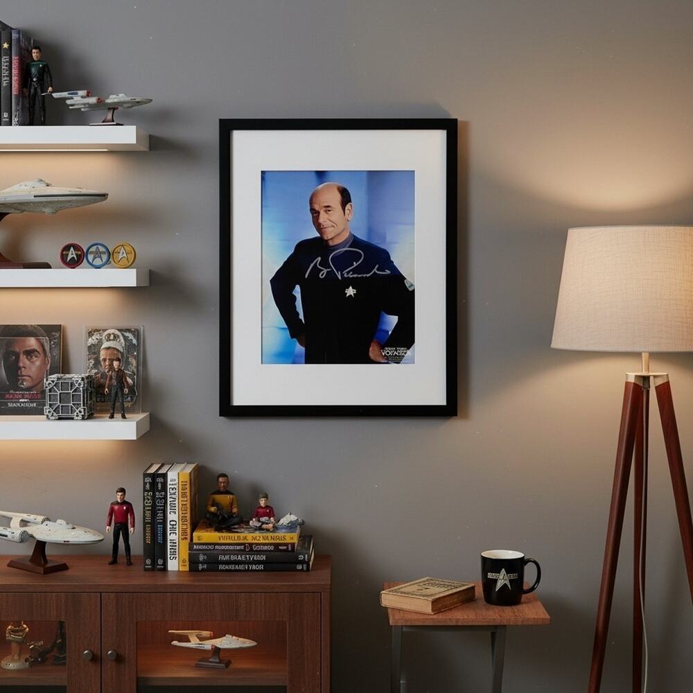 Robert Picardo Autographed 11X14 Framed & Matted Star Trek Voyager Doctor